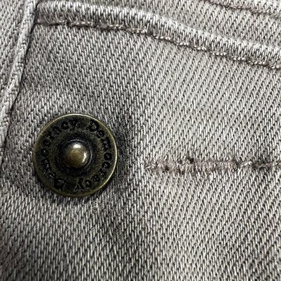 Democracy "Ab"solution Tummy Control Khaki Tan Mid Rise Skinny Jeans Size 6 - Picture 6 of 12